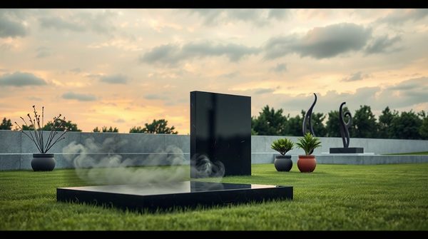 Inspirez-vous pour une décoration de tombe moderne etunique